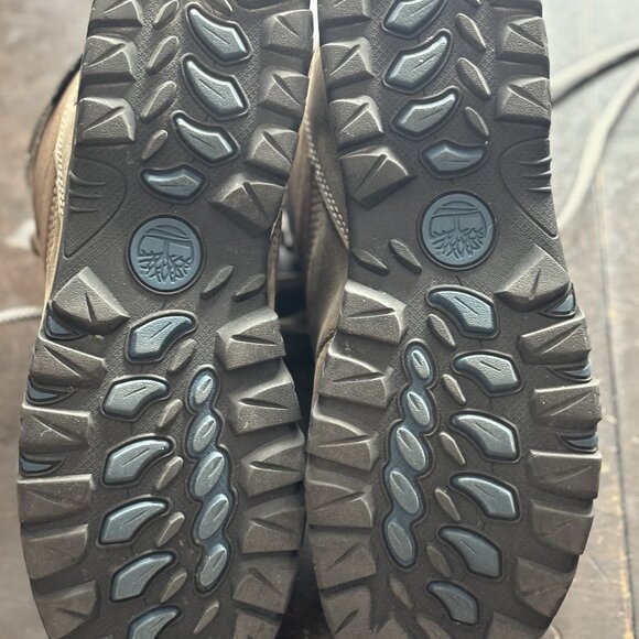 Timberland Women's Mt. Maddsen Mid WaterProof Hiking Boots – Grey/Olive - Picture 12 of 15